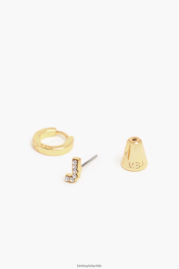 Bimba Y Lola arracadas mini con letras PT68841158 accesorios j