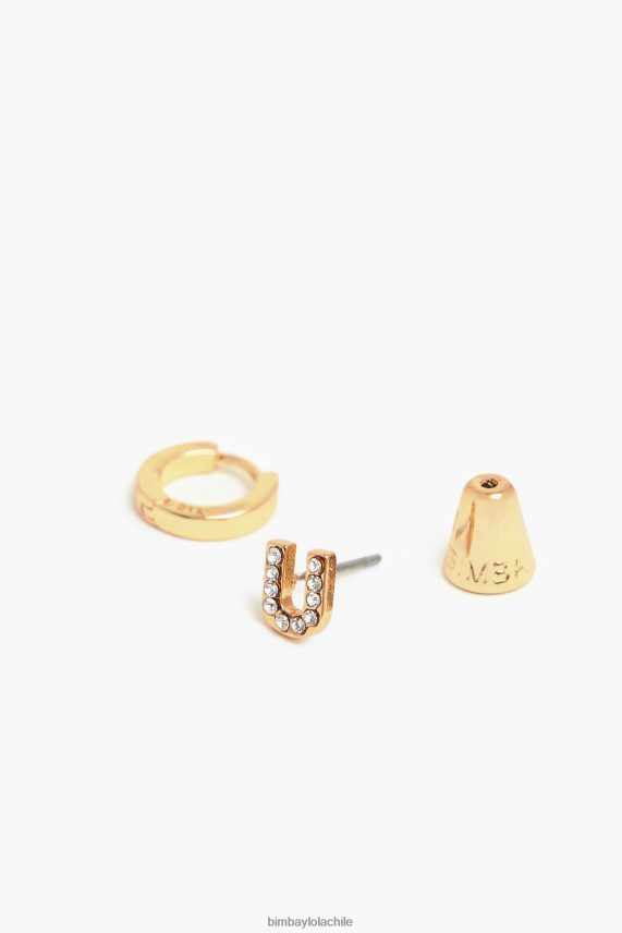 Bimba Y Lola arracadas mini con letras PT68841169 accesorios tu