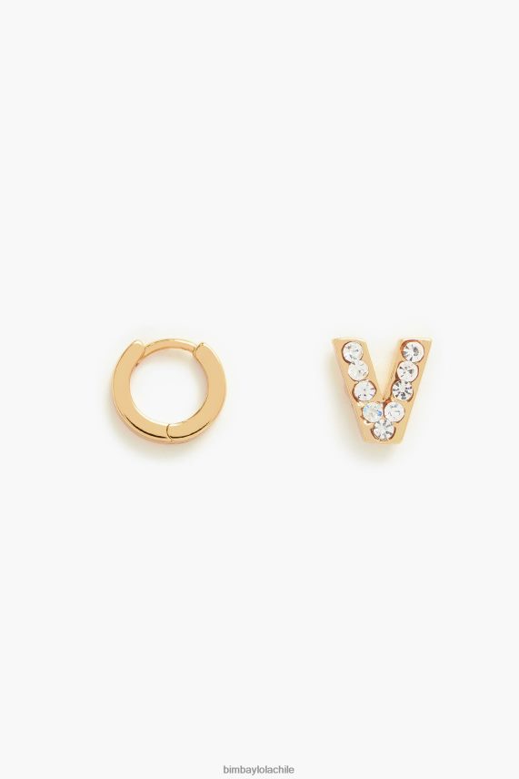 Bimba Y Lola arracadas mini con letras PT68841170 accesorios v