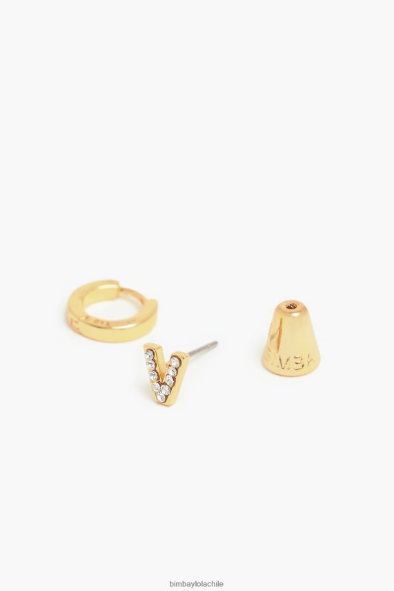 Bimba Y Lola arracadas mini con letras PT68841170 accesorios v