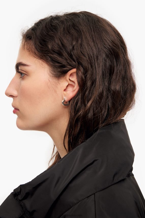 Bimba Y Lola pendientes de aro con forma de corazón PT6884740 accesorios plata