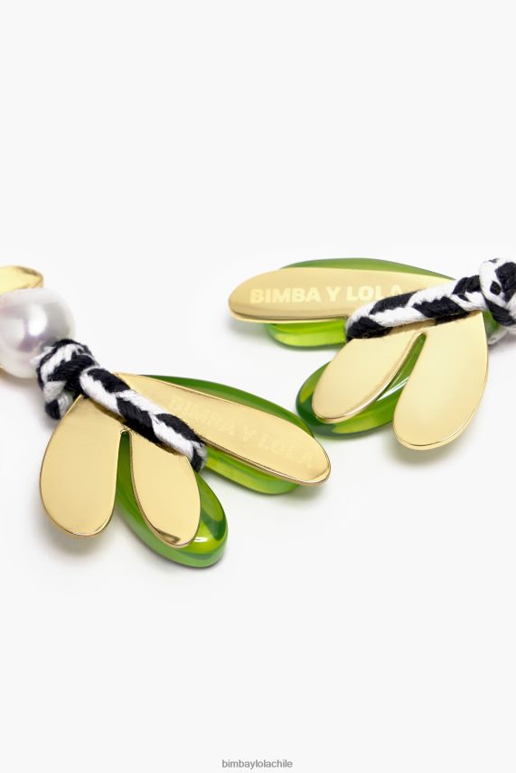Bimba Y Lola pendientes de flor de resina PT6884745 accesorios multicolor