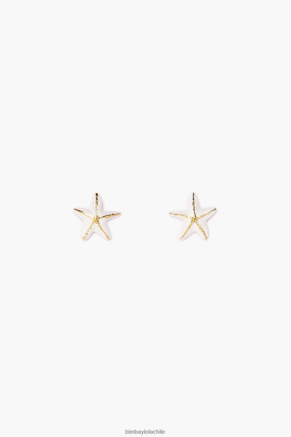 Bimba Y Lola pendientes estrella PT6884712 accesorios Marfil