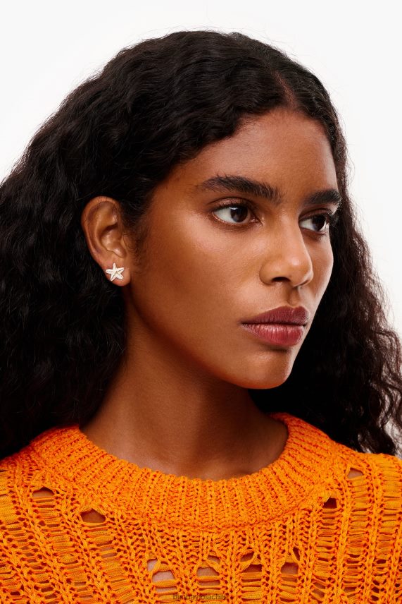 Bimba Y Lola pendientes estrella PT6884712 accesorios Marfil