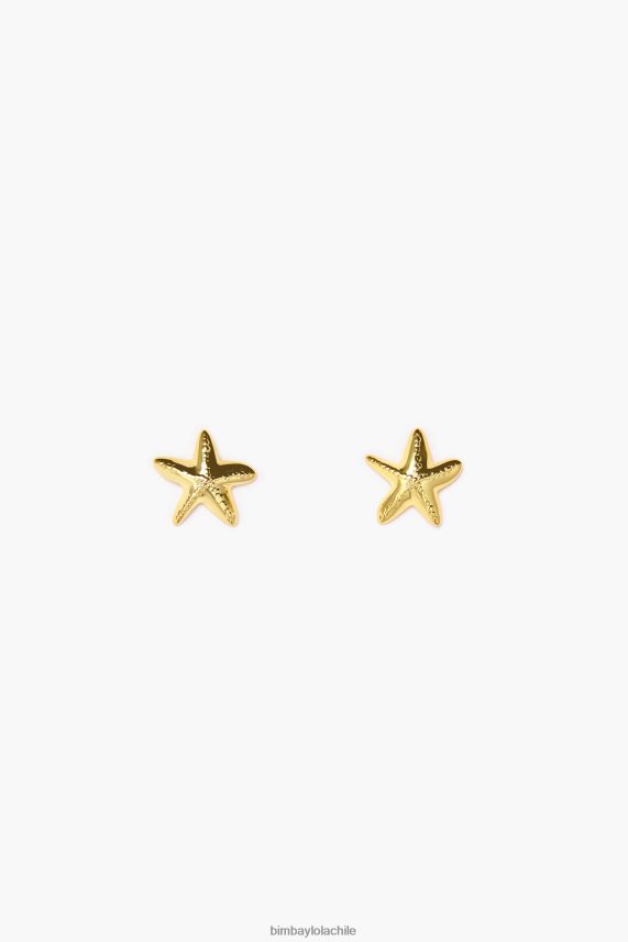 Bimba Y Lola pendientes pequeños de estrella PT6884711 accesorios dorado