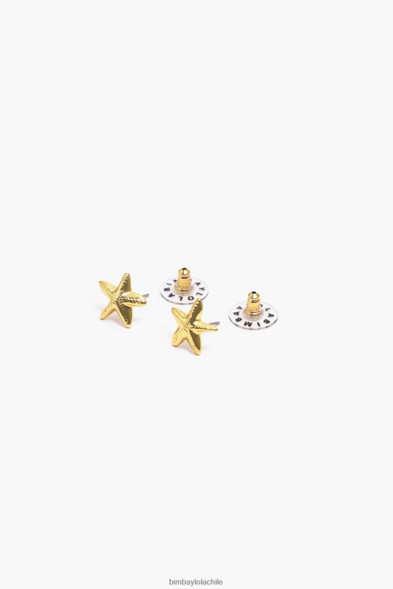 Bimba Y Lola pendientes pequeños de estrella PT6884711 accesorios dorado