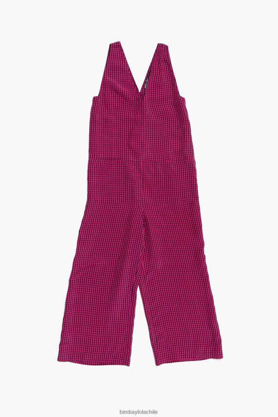Bimba Y Lola jumpsuit fluido de cuadros vichy PT6884242 ropa fucsia