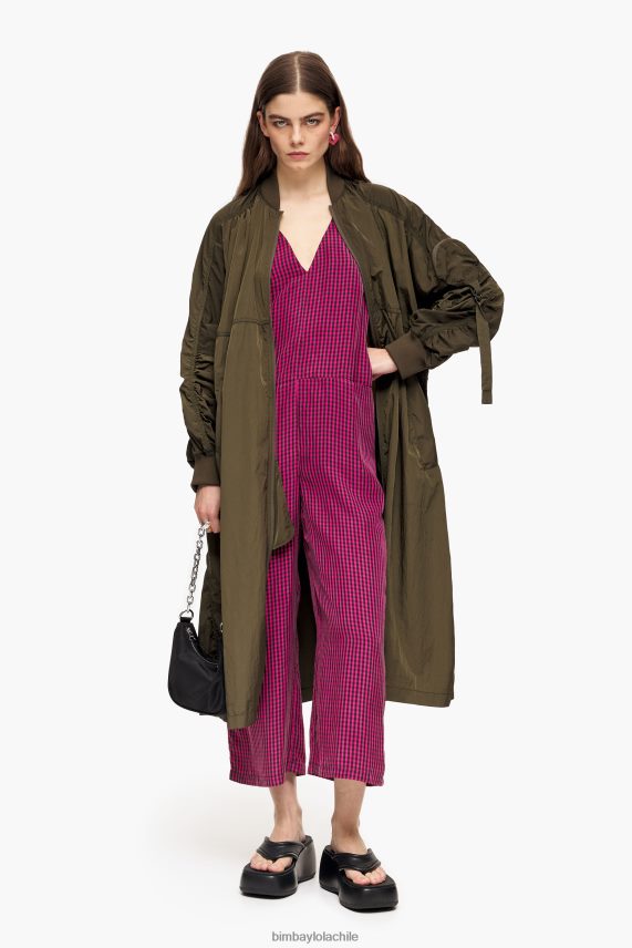 Bimba Y Lola jumpsuit fluido de cuadros vichy PT6884242 ropa fucsia