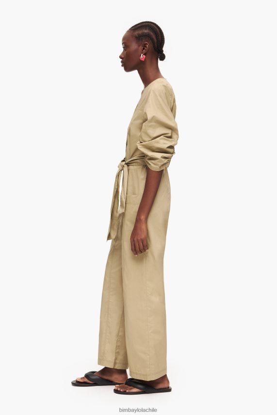 Bimba Y Lola mono de popelina PT6884188 ropa caqui