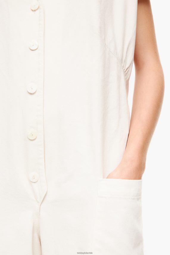 Bimba Y Lola mono largo de mezclilla PT6884194 ropa Marfil