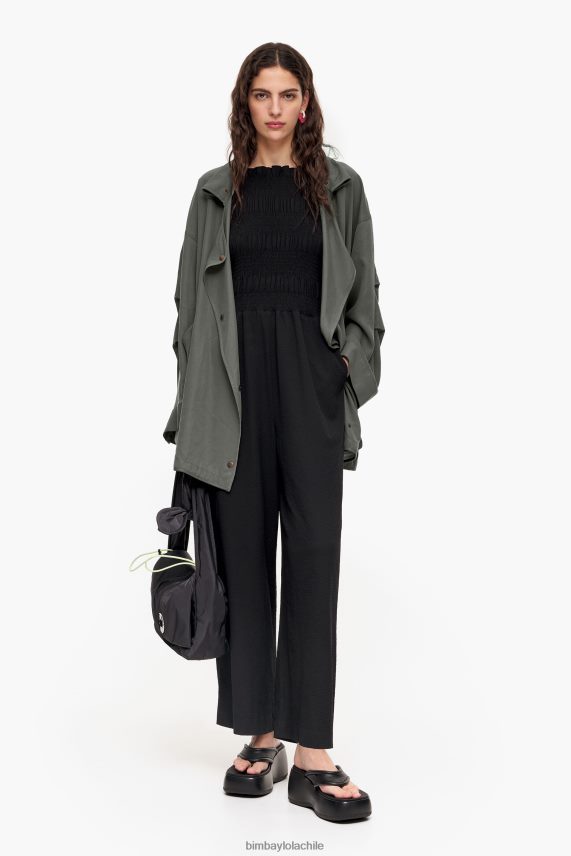 Bimba Y Lola mono largo fluido PT6884218 ropa negro