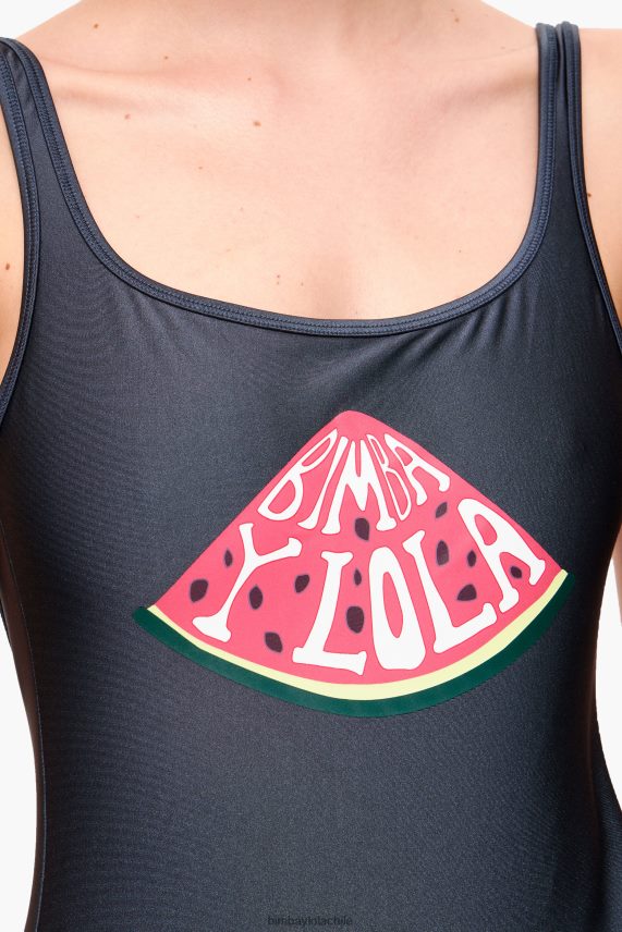 Bimba Y Lola bañador con logo de sandía PT6884885 ropa antracita