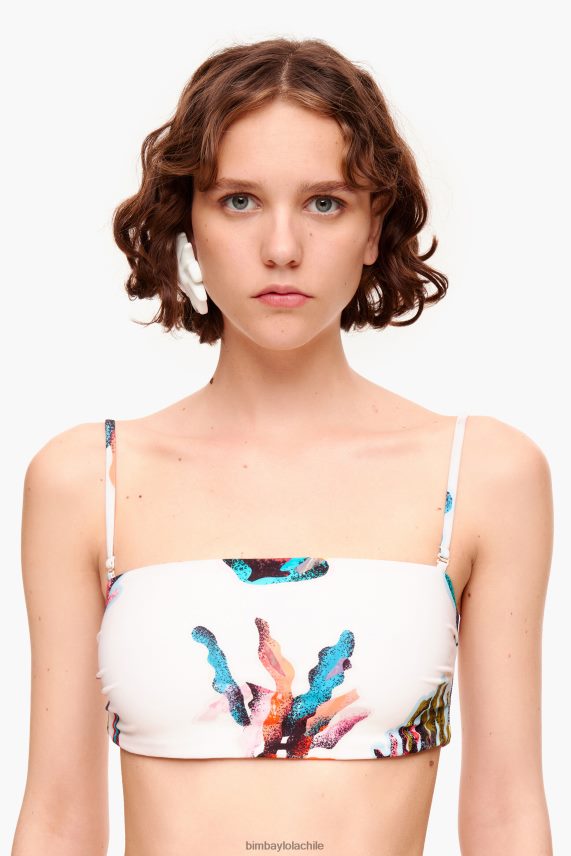 Bimba Y Lola bikini estampado coral PT6884879 ropa blanco