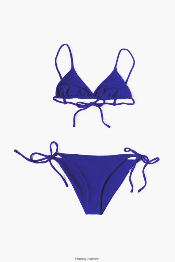 Bimba Y Lola bikini triangular texturizado PT6884887 ropa azul