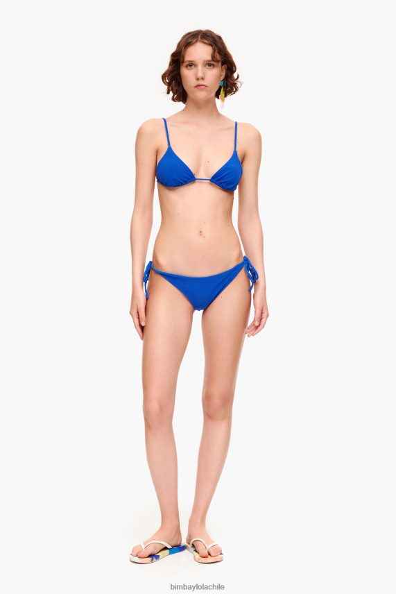 Bimba Y Lola bikini triangular texturizado PT6884887 ropa azul