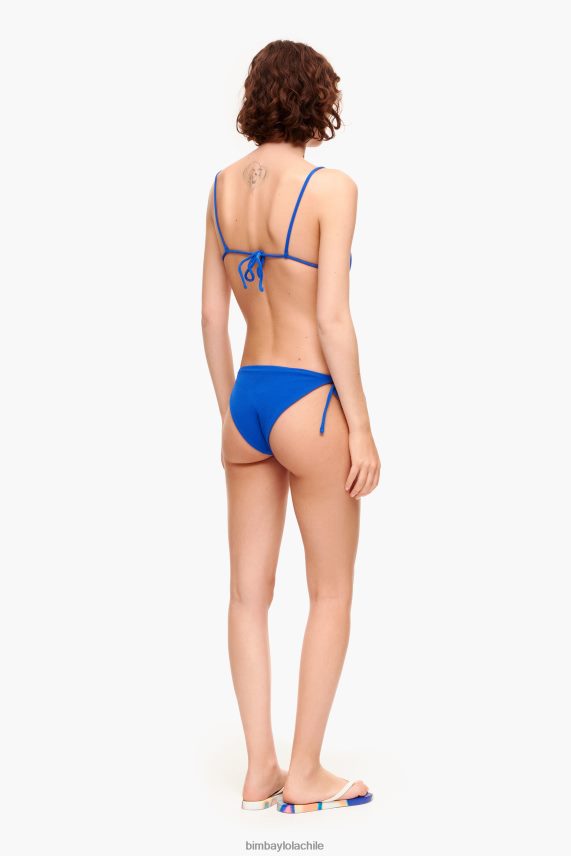 Bimba Y Lola bikini triangular texturizado PT6884887 ropa azul