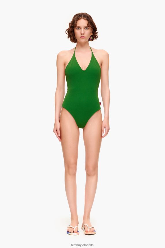 Bimba Y Lola traje de baño texturizado PT6884889 ropa bosque verde