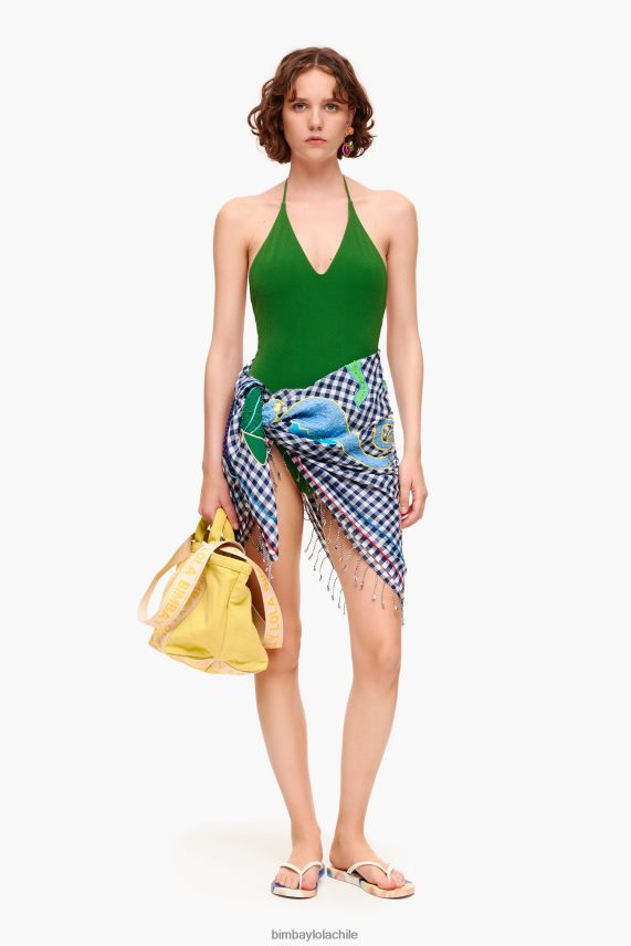 Bimba Y Lola traje de baño texturizado PT6884889 ropa bosque verde