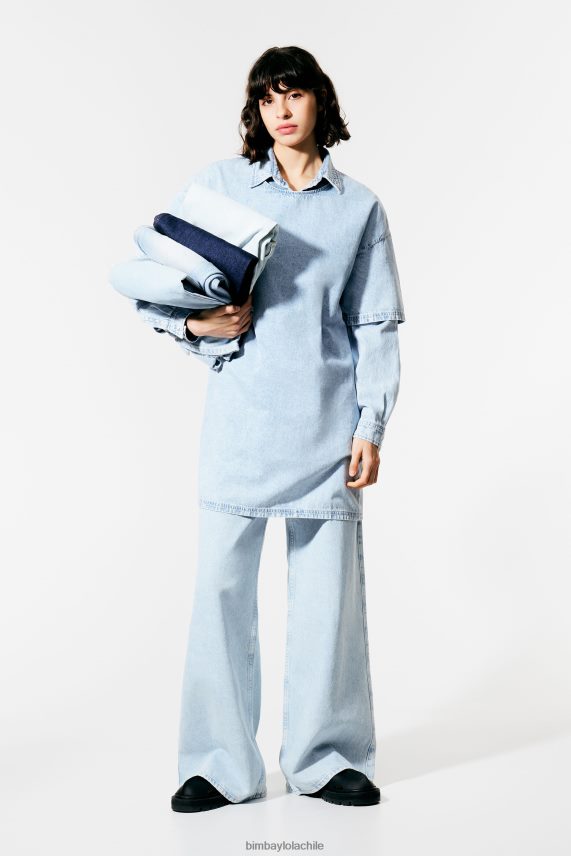 Bimba Y Lola mini vestido de mezclilla PT6884539 ropa azul