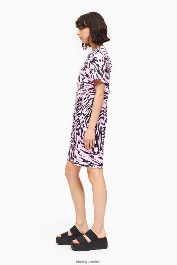 Bimba Y Lola vestido corto bicolor con alas de mariposa PT6884219 ropa rosa