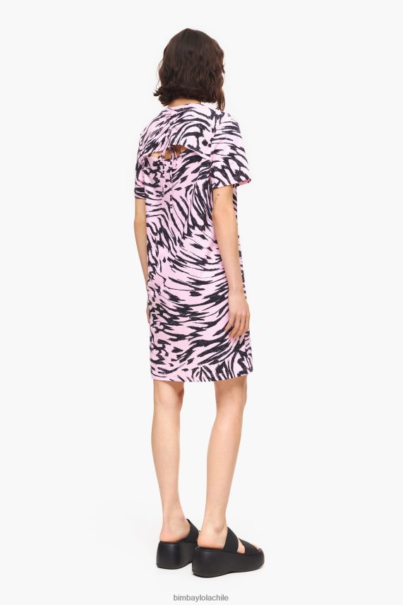 Bimba Y Lola vestido corto bicolor con alas de mariposa PT6884219 ropa rosa