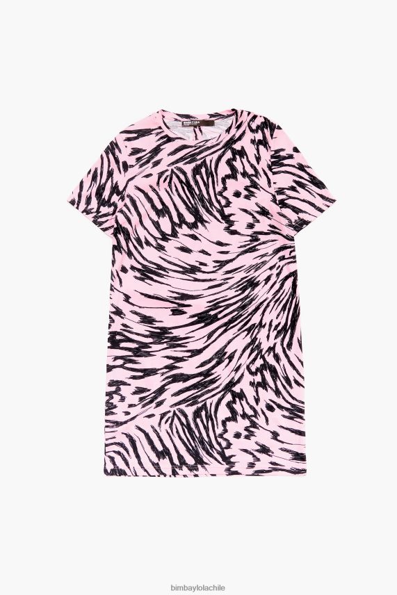 Bimba Y Lola vestido corto bicolor con alas de mariposa PT6884219 ropa rosa