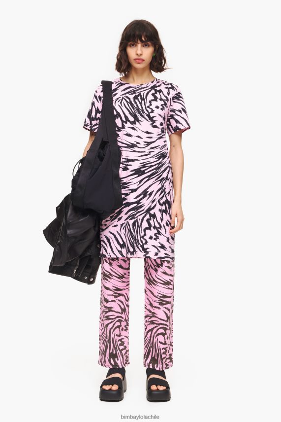 Bimba Y Lola vestido corto bicolor con alas de mariposa PT6884219 ropa rosa