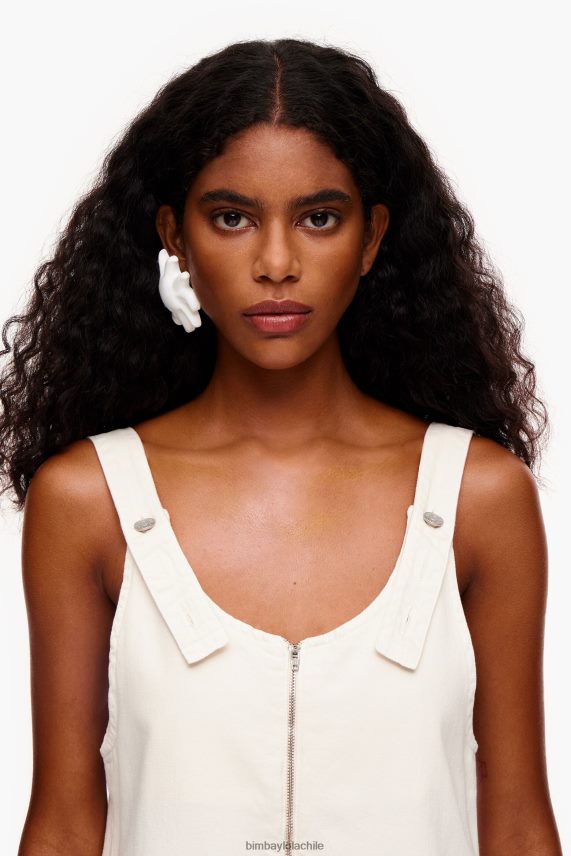 Bimba Y Lola vestido de Denim PT6884180 ropa blanquecino