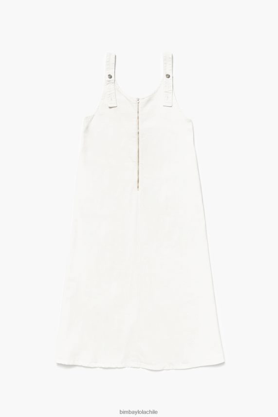 Bimba Y Lola vestido de Denim PT6884180 ropa blanquecino