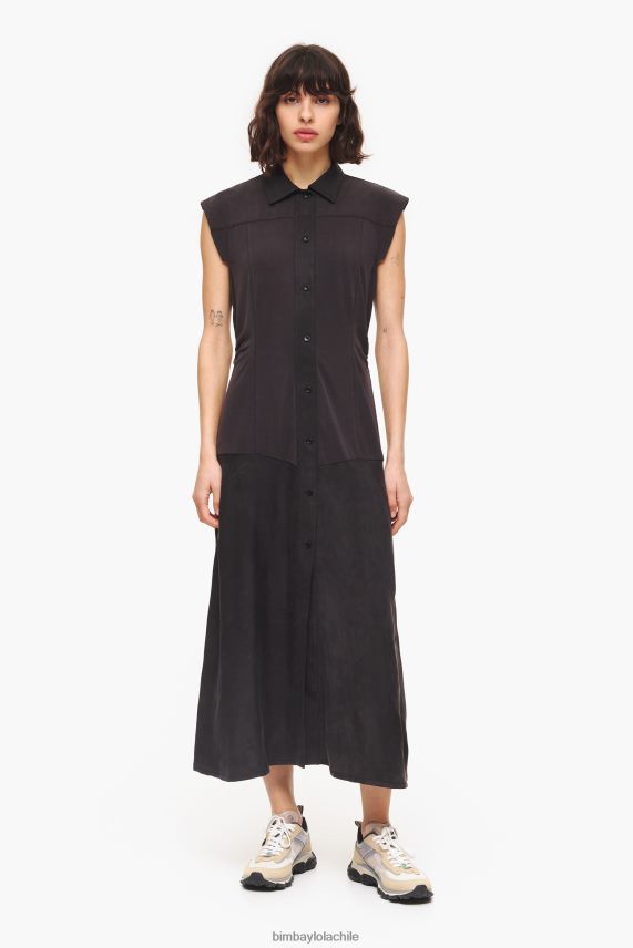 Bimba Y Lola vestido largo PT6884227 ropa negro