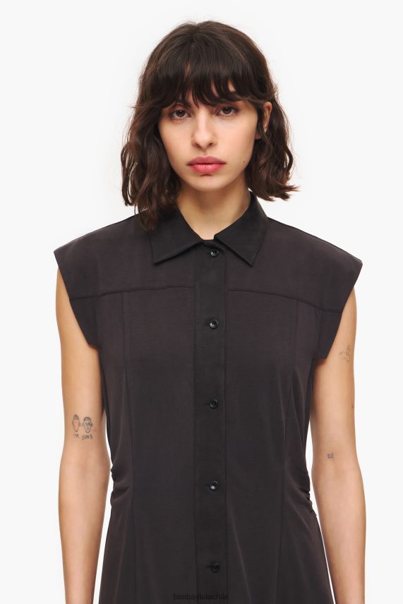 Bimba Y Lola vestido largo PT6884227 ropa negro