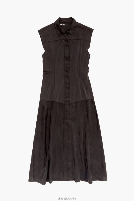 Bimba Y Lola vestido largo PT6884227 ropa negro
