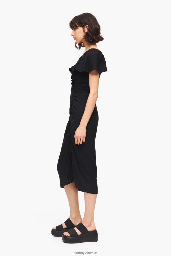 Bimba Y Lola vestido midi PT6884239 ropa negro