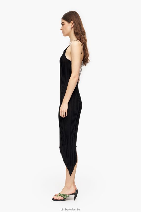 Bimba Y Lola vestido midi ajustado PT6884237 ropa negro