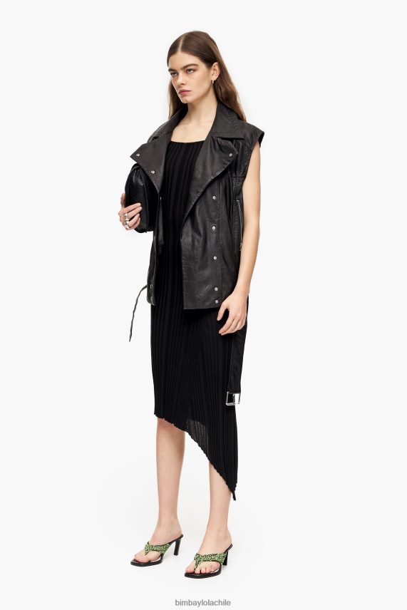 Bimba Y Lola vestido midi ajustado PT6884237 ropa negro