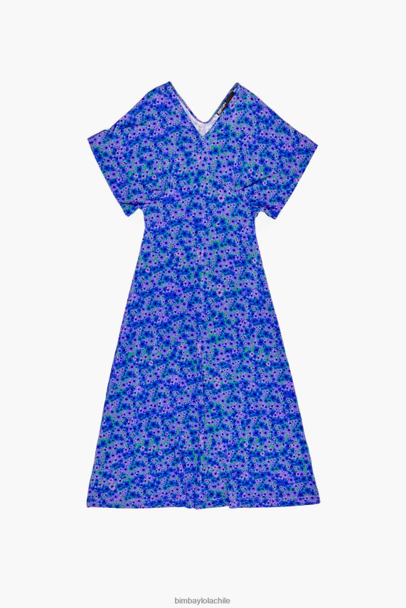 Bimba Y Lola vestido midi con estampado completo PT6884209 ropa flores