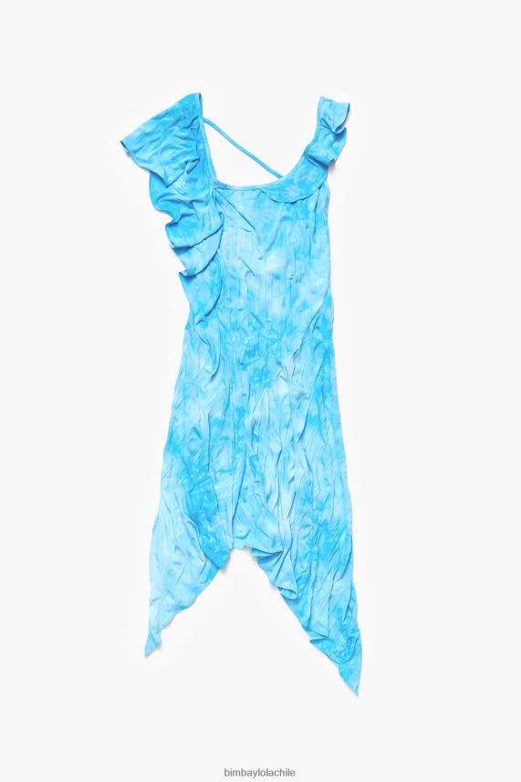 Bimba Y Lola vestido midi fluido PT6884191 ropa azul