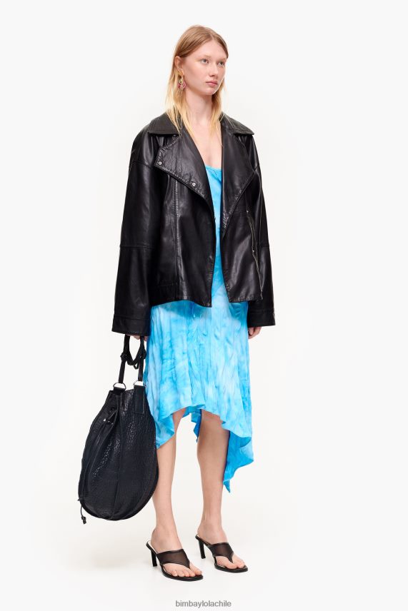 Bimba Y Lola vestido midi fluido PT6884191 ropa azul