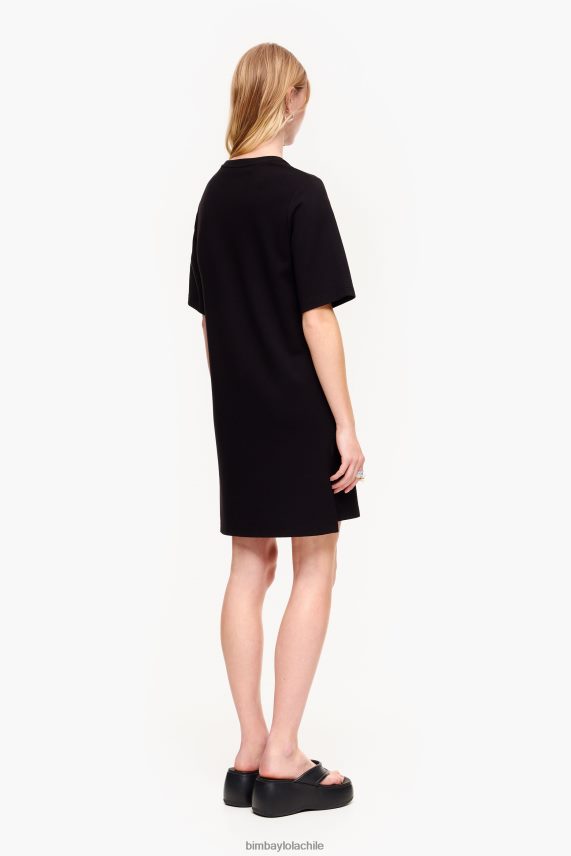 Bimba Y Lola vestido ponte di roma PT6884206 ropa negro