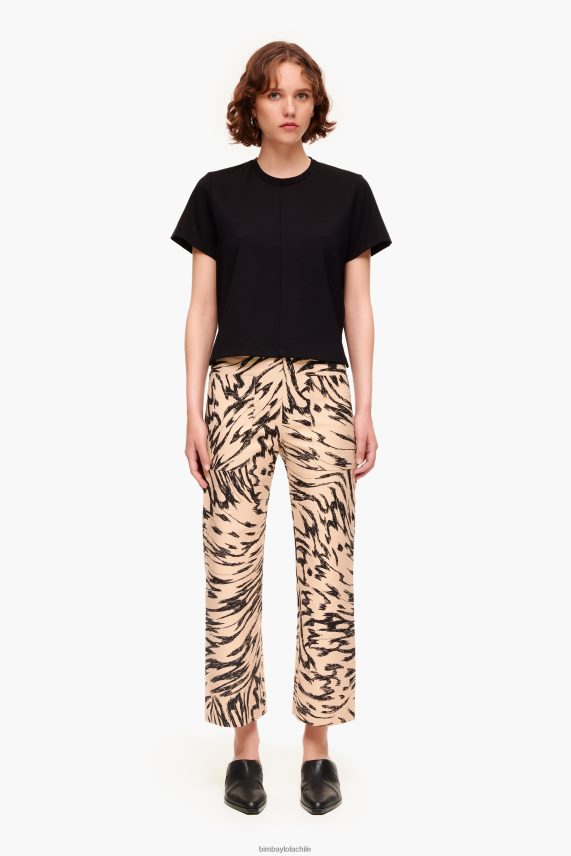 Bimba Y Lola pantalones con estampado de alas de mariposa PT6884403 ropa natural