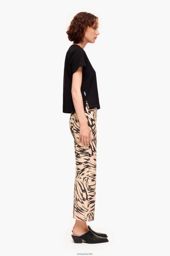 Bimba Y Lola pantalones con estampado de alas de mariposa PT6884403 ropa natural