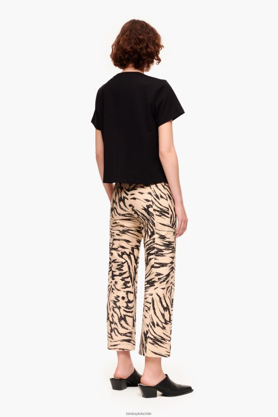 Bimba Y Lola pantalones con estampado de alas de mariposa PT6884403 ropa natural