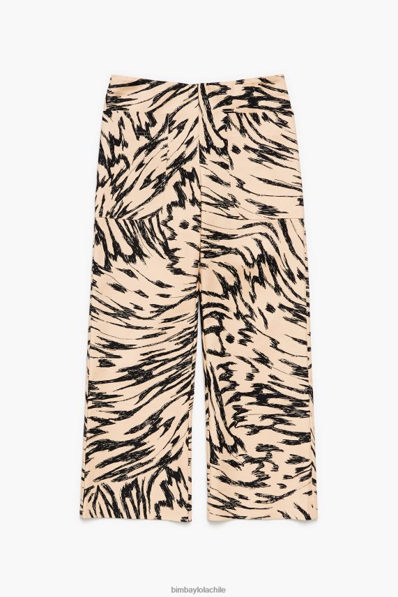 Bimba Y Lola pantalones con estampado de alas de mariposa PT6884403 ropa natural
