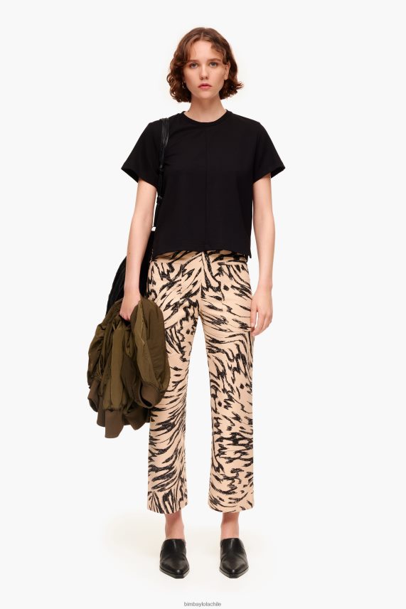 Bimba Y Lola pantalones con estampado de alas de mariposa PT6884403 ropa natural