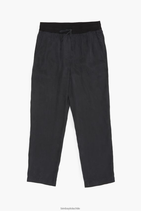Bimba Y Lola pantalones jogger cupro PT6884413 ropa negro