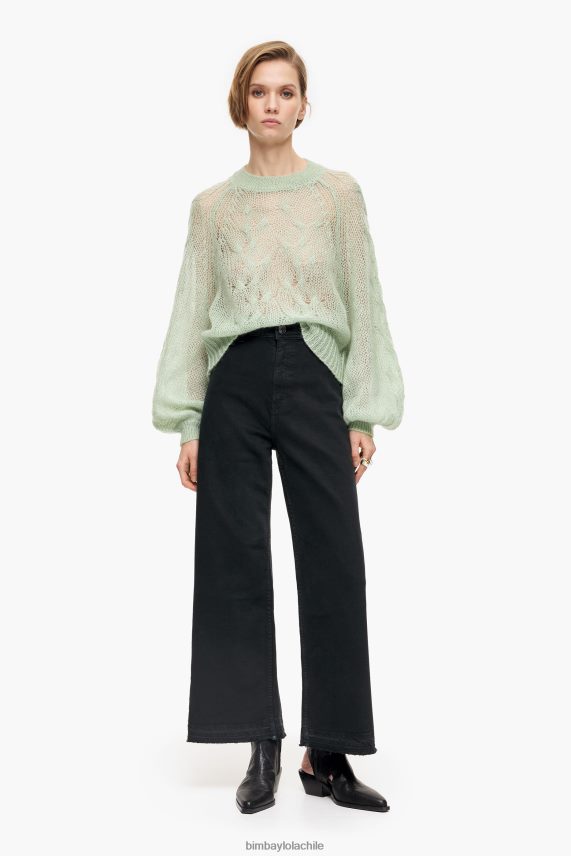 Bimba Y Lola culotte - vaqueros de tiro alto PT6884441 ropa negro