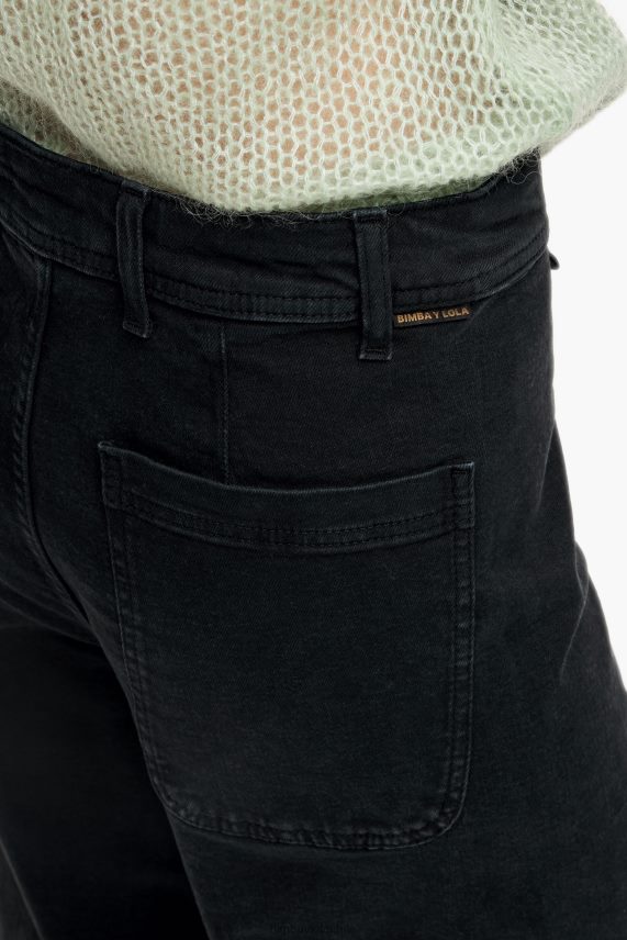 Bimba Y Lola culotte - vaqueros de tiro alto PT6884441 ropa negro