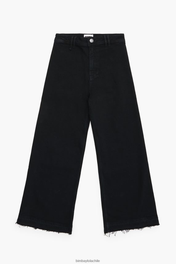 Bimba Y Lola culotte - vaqueros de tiro alto PT6884441 ropa negro