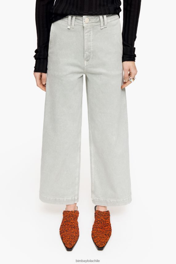 Bimba Y Lola culotte - vaqueros de tiro alto PT6884444 ropa Menta verde