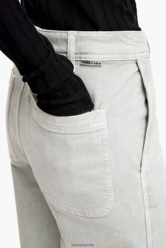 Bimba Y Lola culotte - vaqueros de tiro alto PT6884444 ropa Menta verde